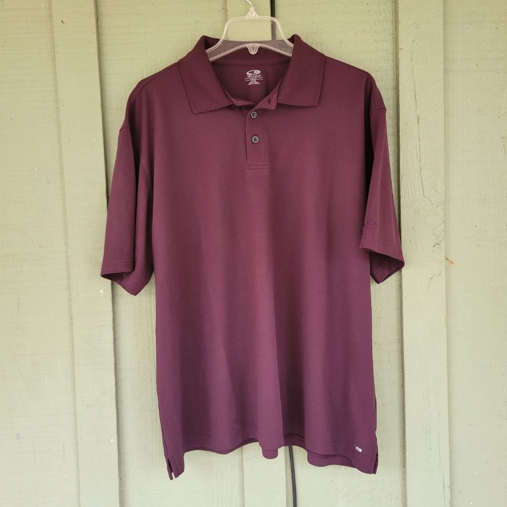 CHAMPION Golf Wine Polo Shirt XL